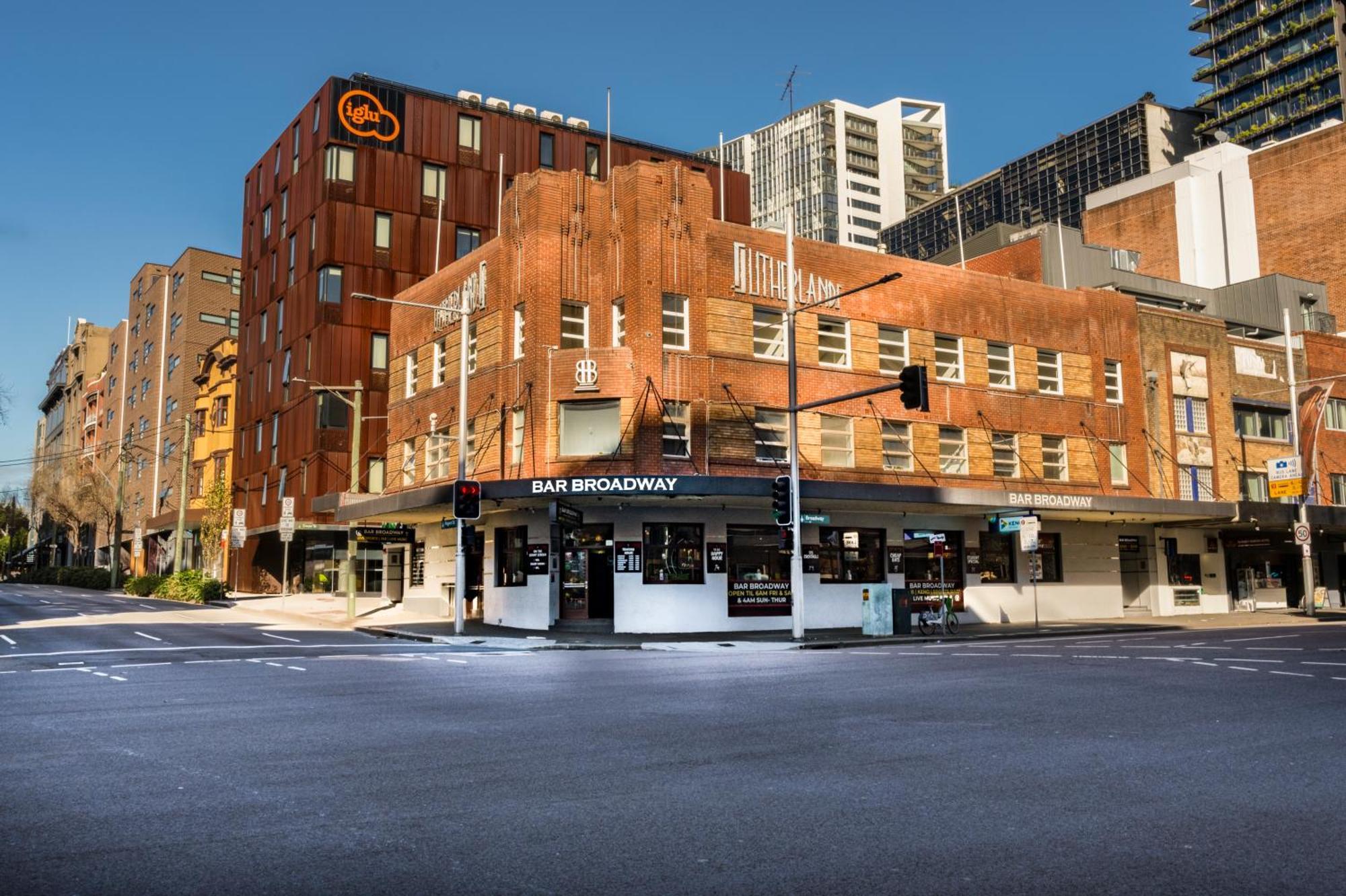Bar Broadway Hotel Sidney Exterior foto